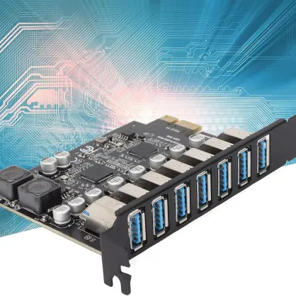 Tarjeta PCIe a USB 3.2 de 7 puertos's photo #1